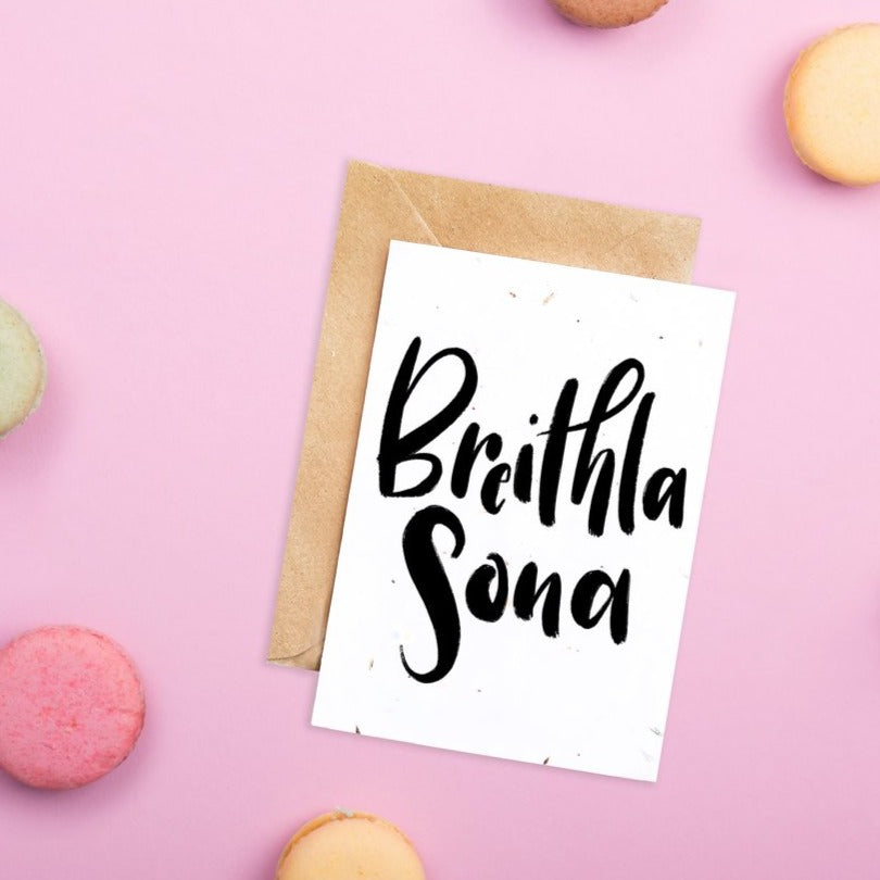 Breithlá Sona plantable card