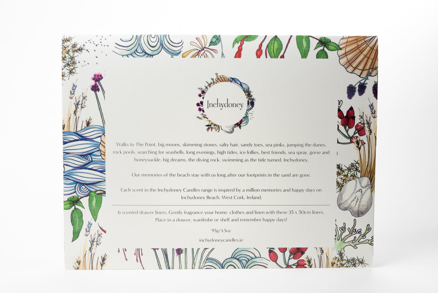 Scented drawer liners by Inchydoney Candles