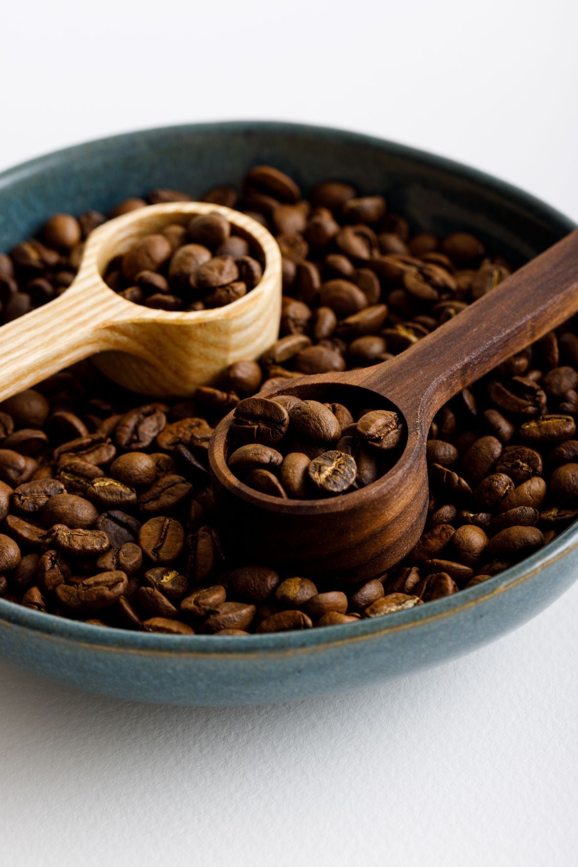 Wooden coffee scoop