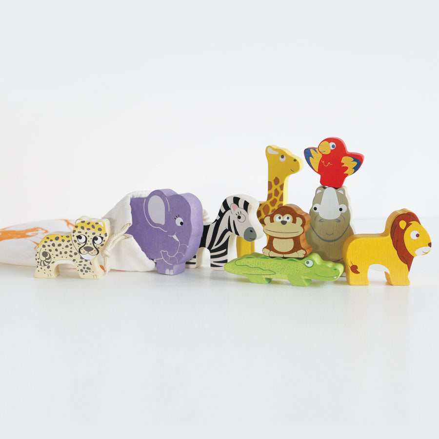 Africa animals wooden stacking Toy