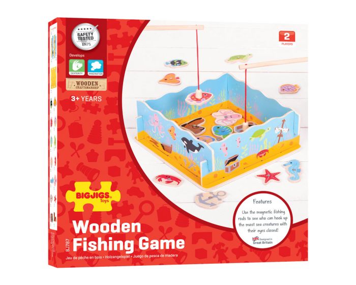 Magnetic fishing game