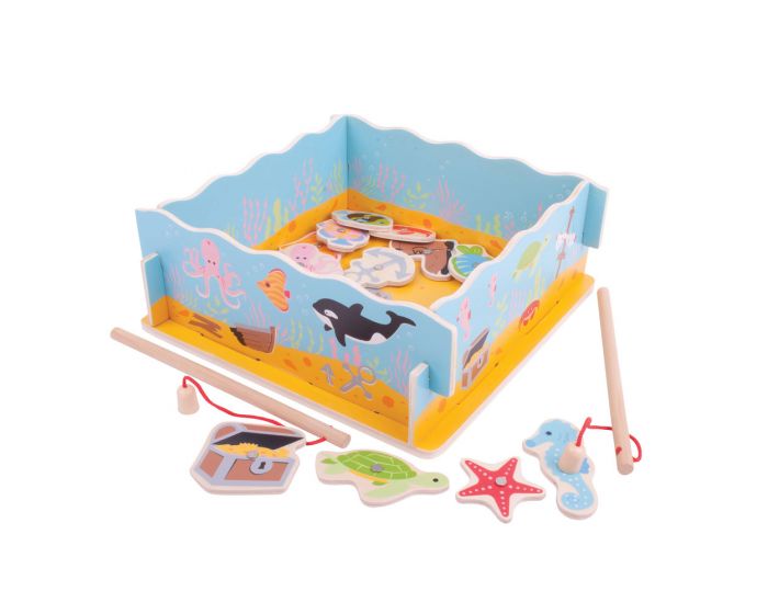 Magnetic fishing game
