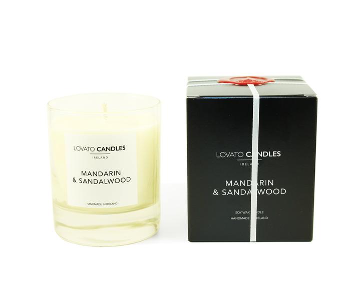 Clear Candle with Luxury Black Box