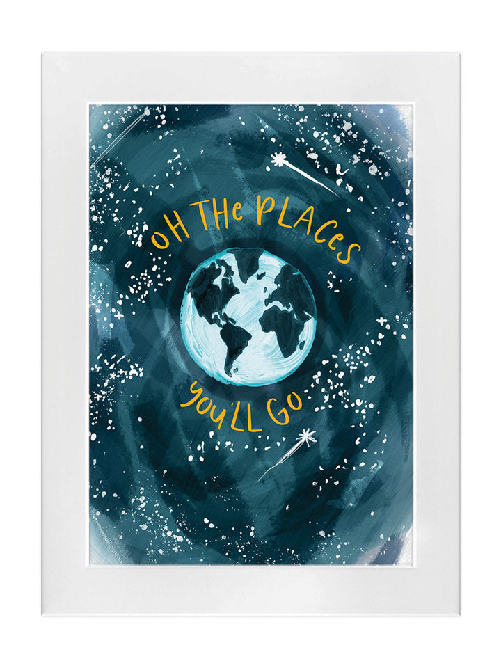 'Oh the places you'll go' Art Print