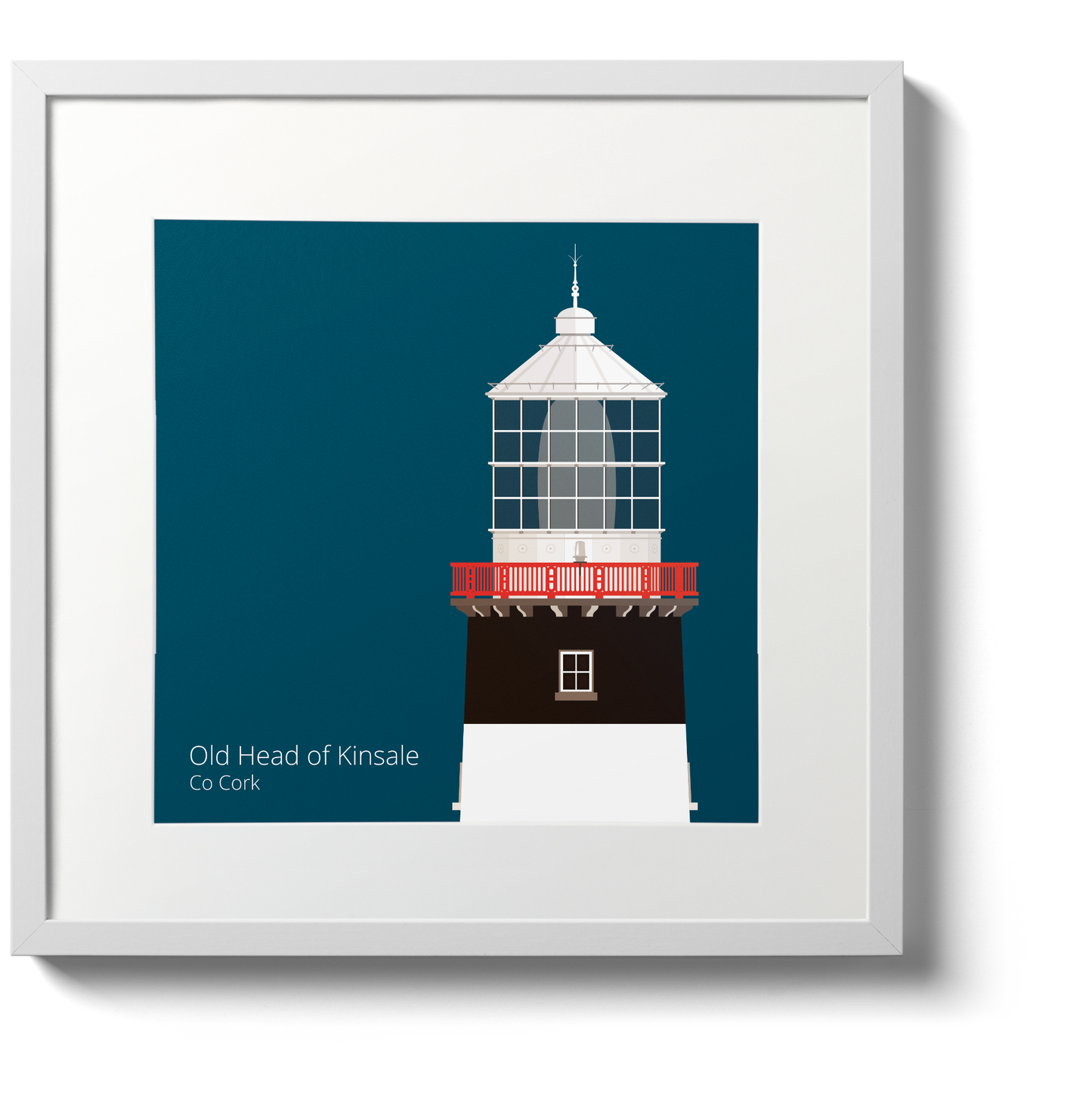Old head of Kinsale Lighthouse Print