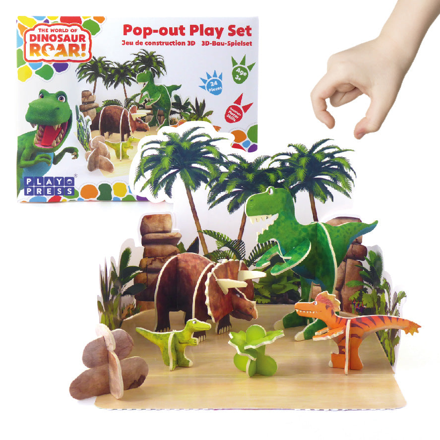 Play Press Dinosaur Roar Pop out play set