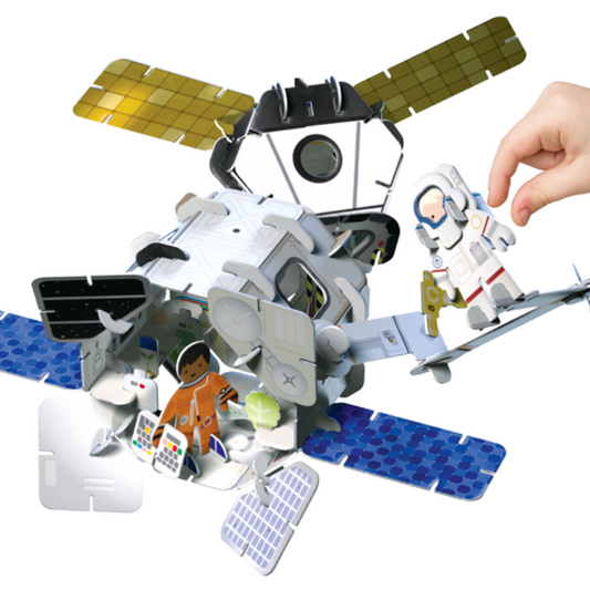 Play Press Space Station Build & Play set