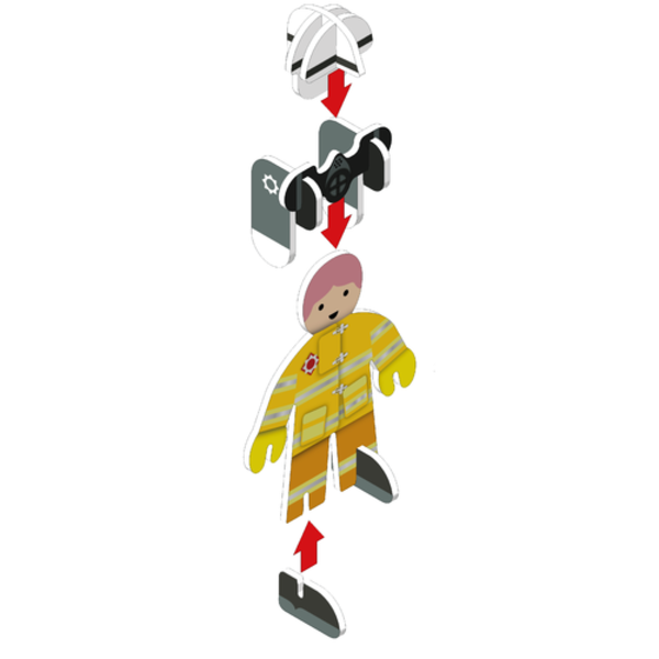 Play Press Rescue Team Build & Play set