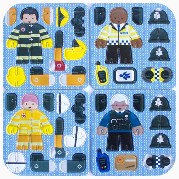 Play Press Rescue Team Build & Play set