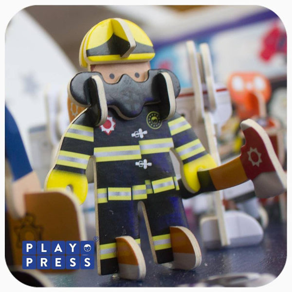 Play Press Rescue Team Build & Play set