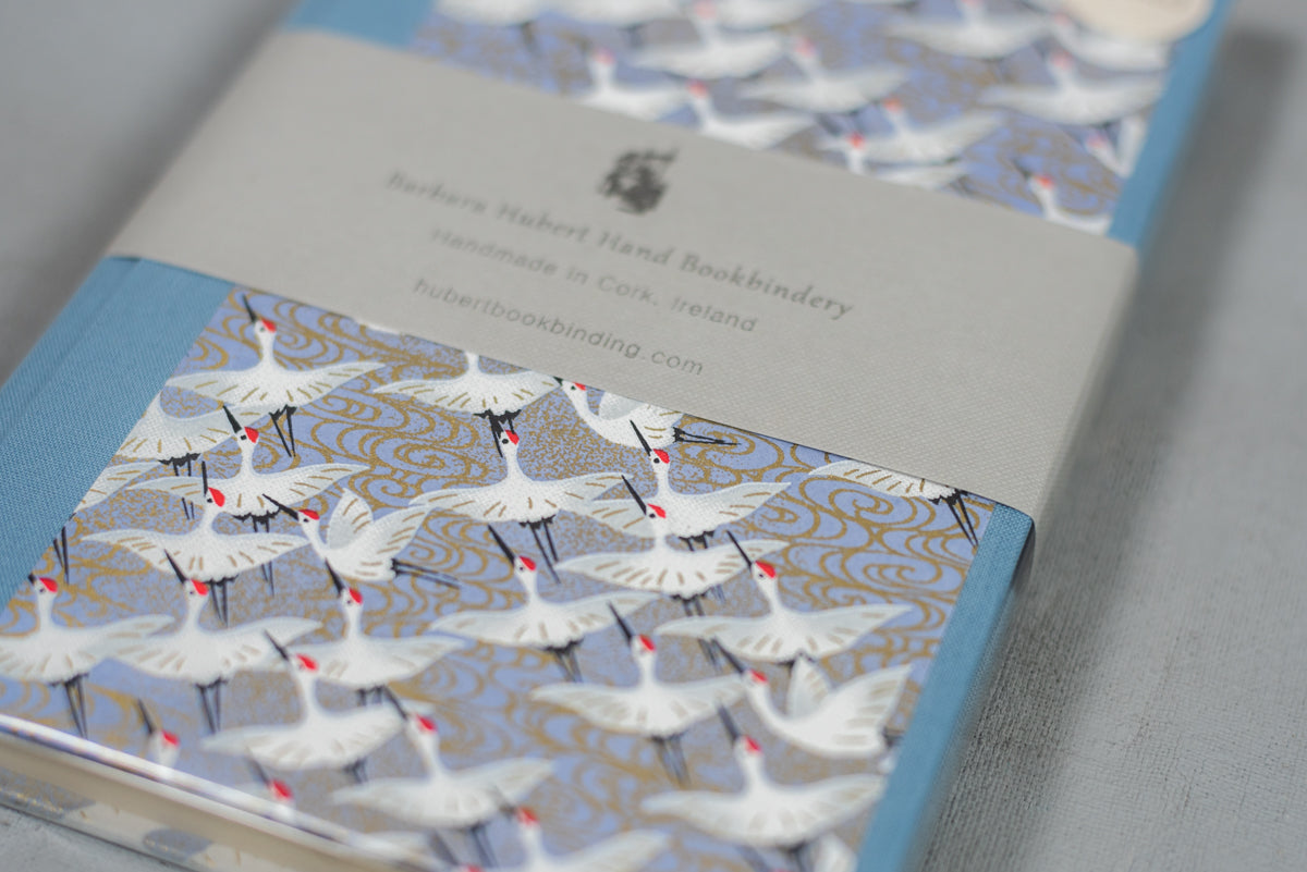 'Cranes in Flight' handbound notebook