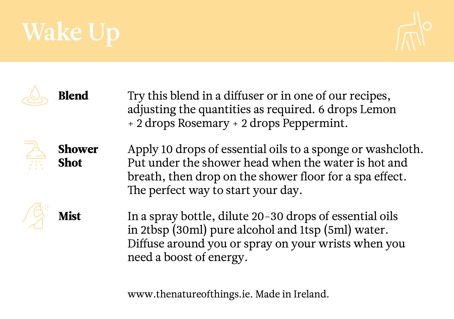 'Wake up' Essential oil gift set