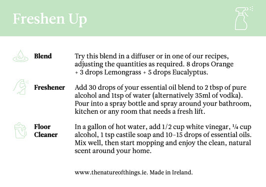 'Freshen up' Essential oil gift set