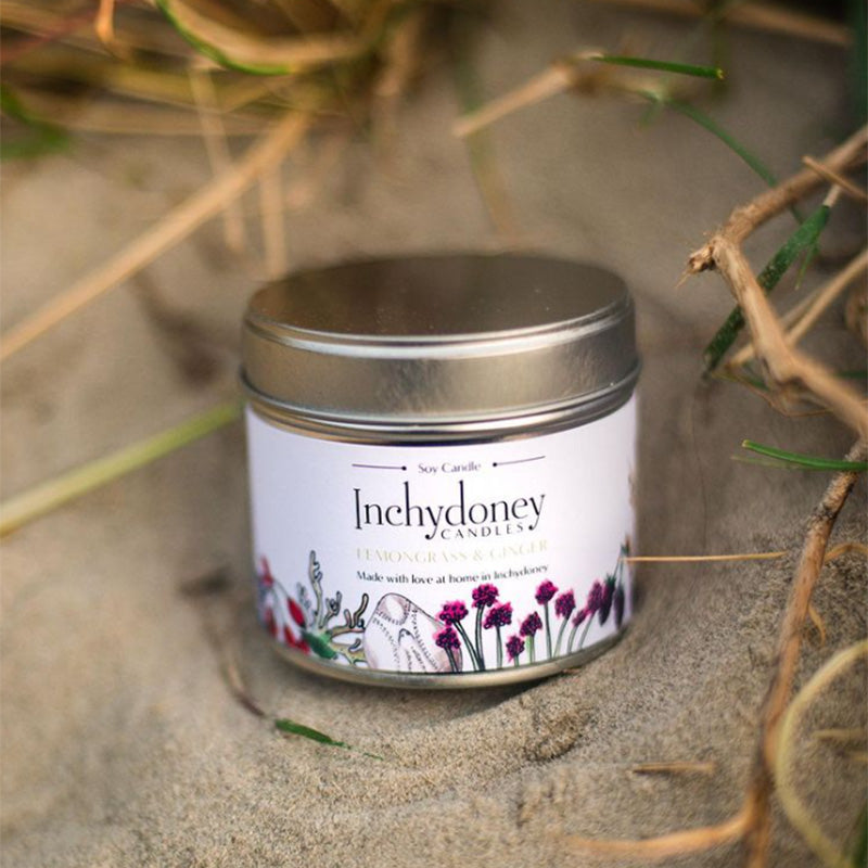 Lemongrass & Ginger Scented Soy Candle