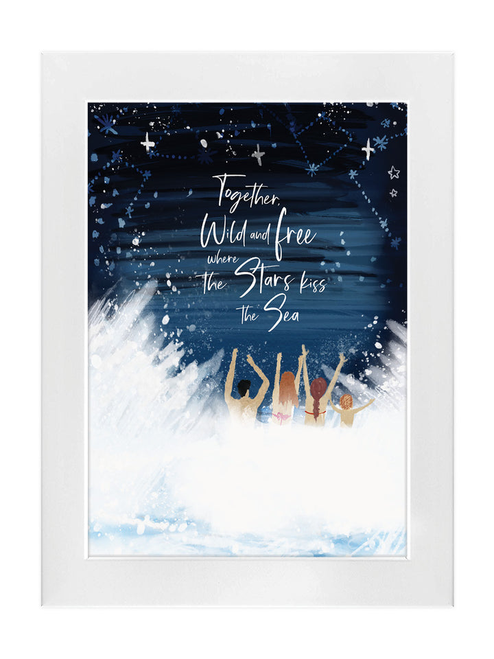 'Together...the Sea' Art Print