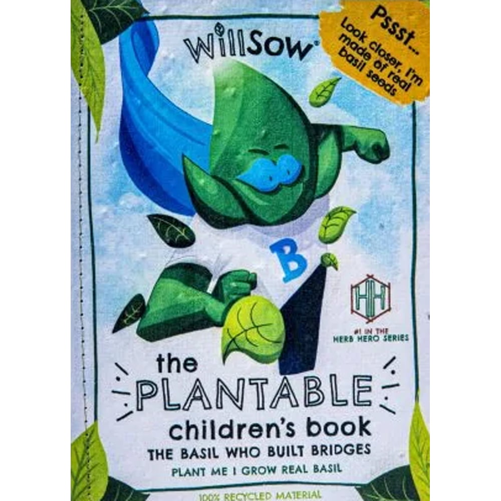 Plantable basil book