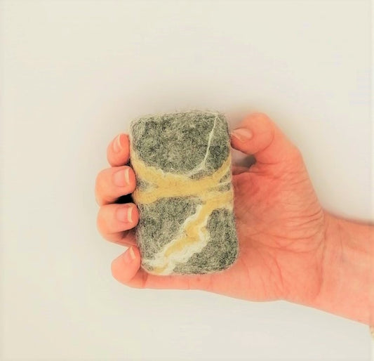 West Cork Pebble - Felted Soap
