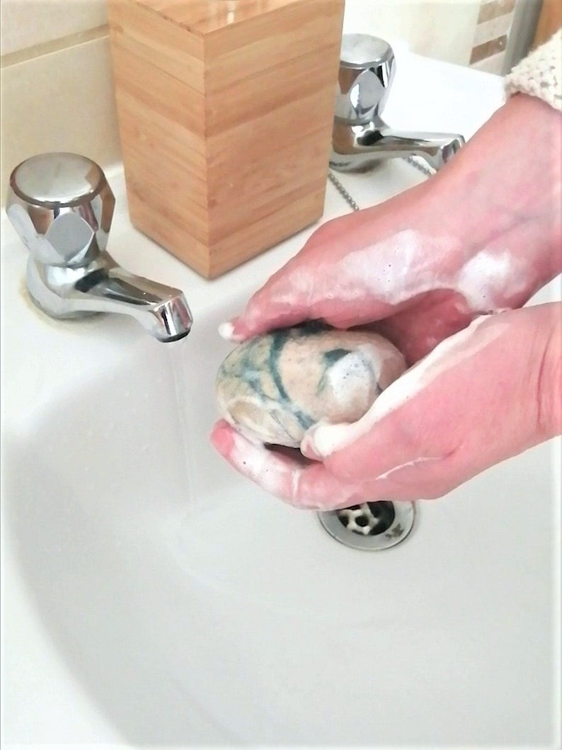 West Cork Pebble - Felted Soap