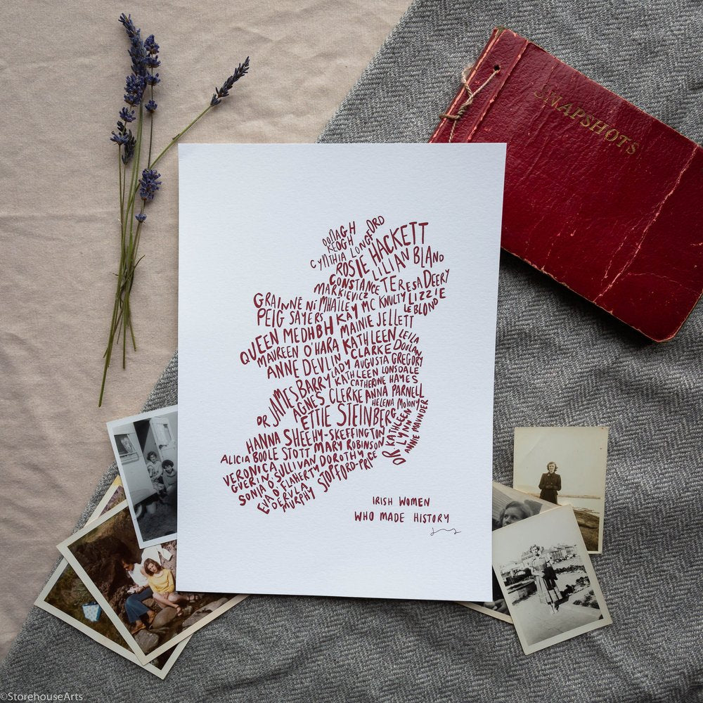 Irish women who made History print