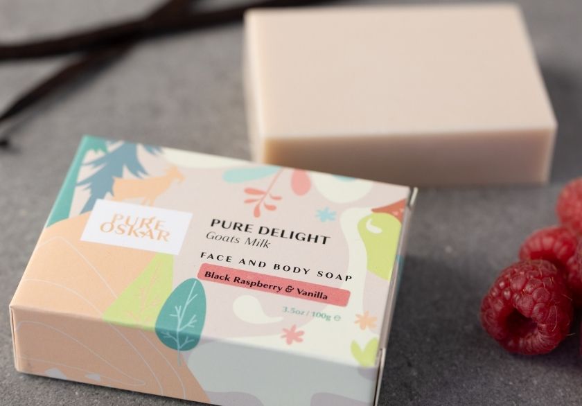 'Pure Delight' - Goats Milk - face & body soap