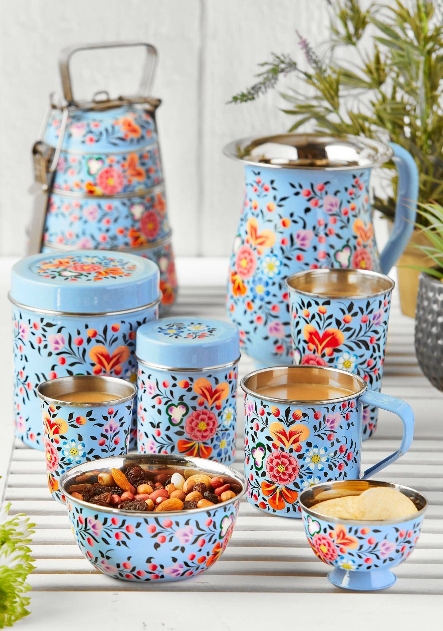 Ketaki Hand Painted Enamel Mug - Fair Trade