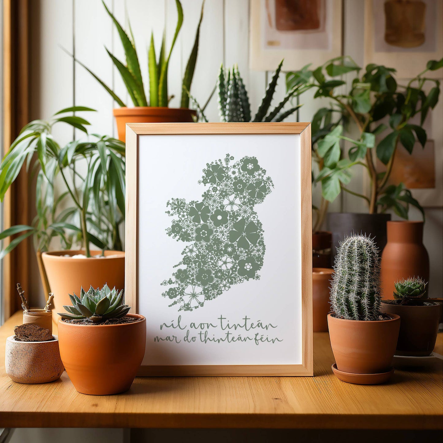 Níl aon tinteán mar do thinteán féin | A4 Screen print