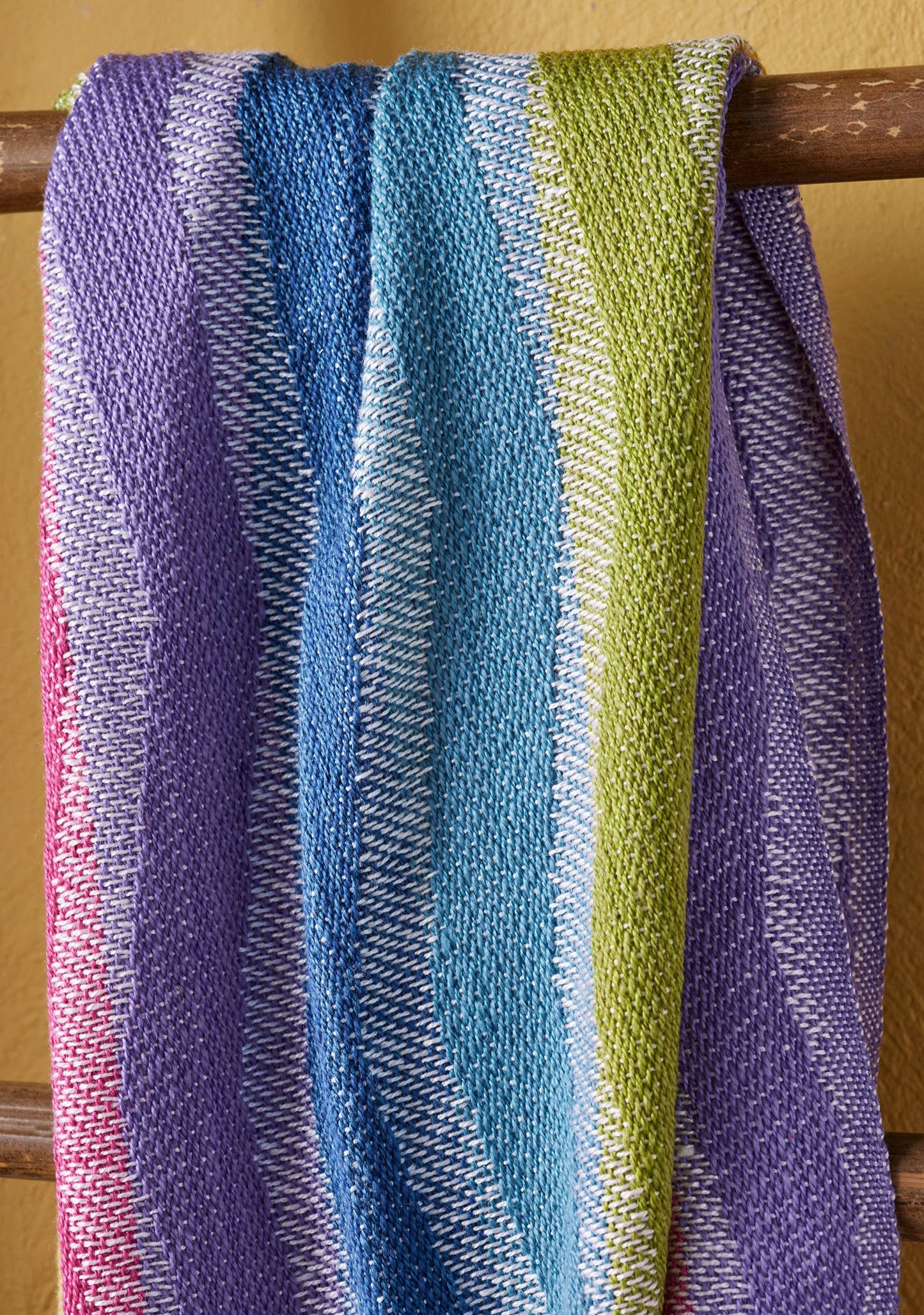 Recycled Bottles Rainbow Zigzag Throw