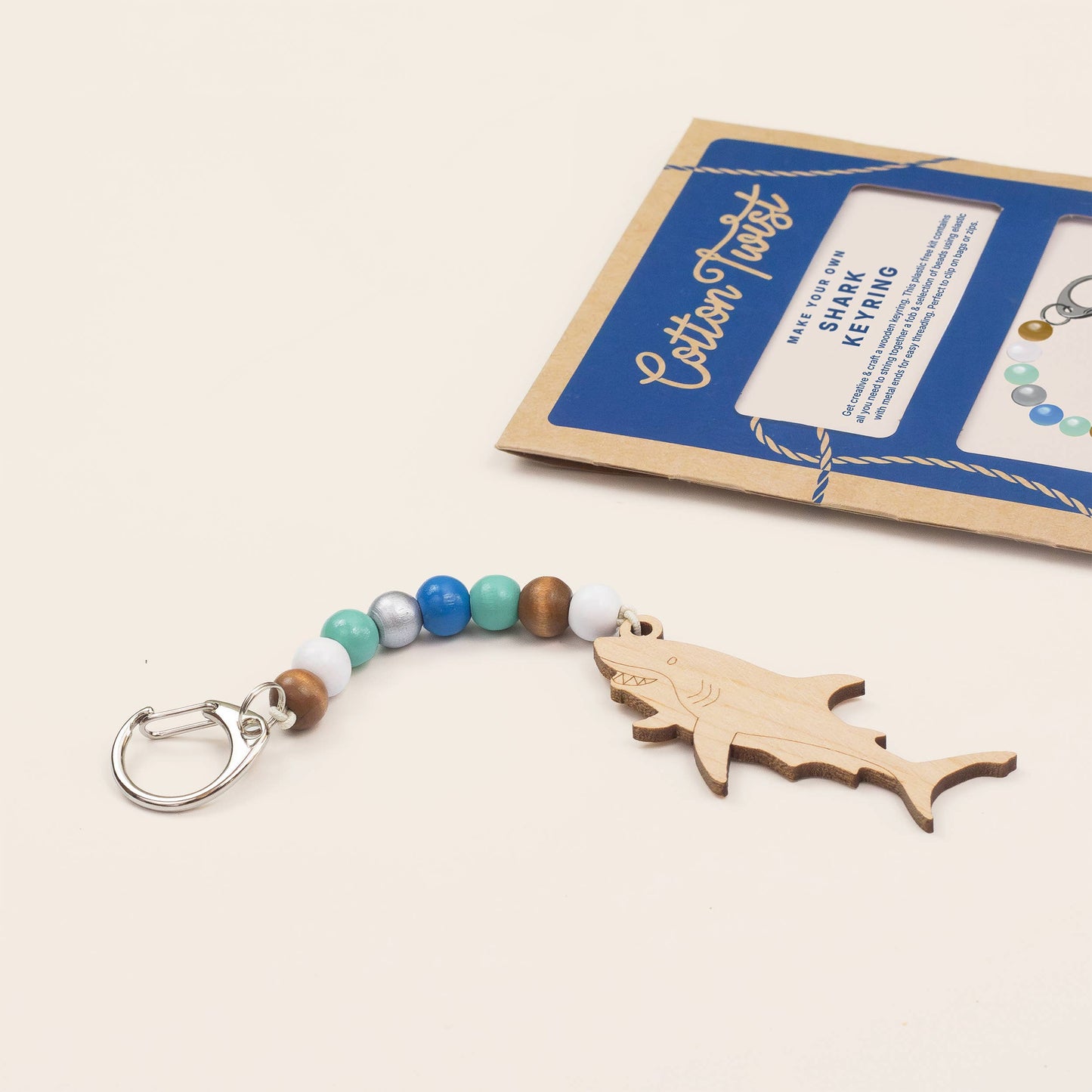 Make Your Own Shark Keyring Kit