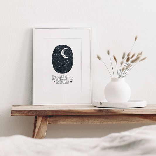 The sight of the stars... | A4 Screenprint