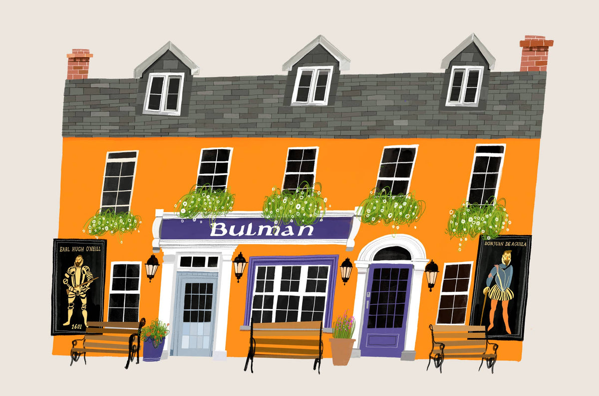 Bulman Designs The Bulman, Kinsale, Cork, Ireland, Art Print – The Green Dot