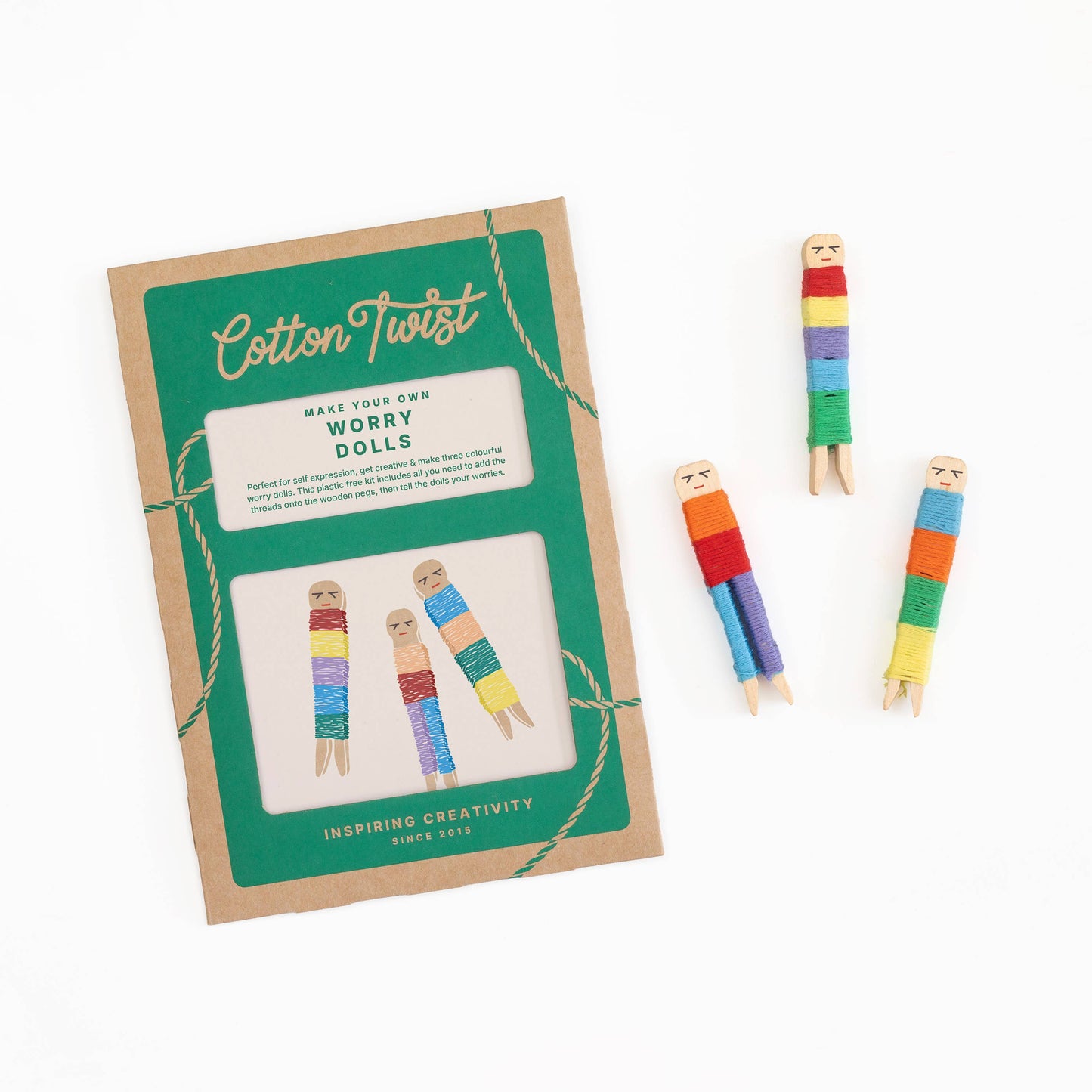 Make Your Own Worry Dolls Kit
