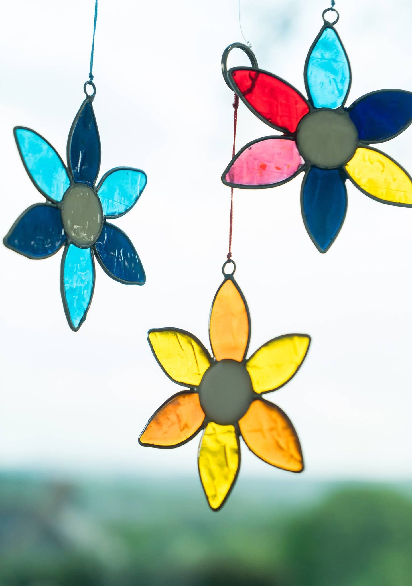 Multi Colour Flower Suncatcher
