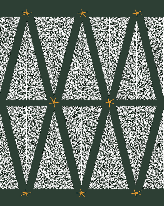 Christmas Tree Linen Tea Towel