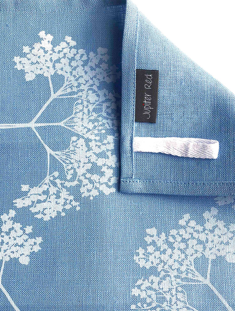 Elderflower Linen Tea Towel