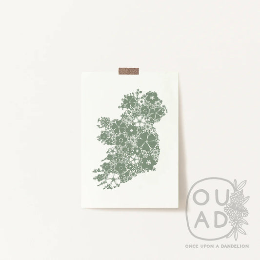 Wildflower Ireland | A4 screen print