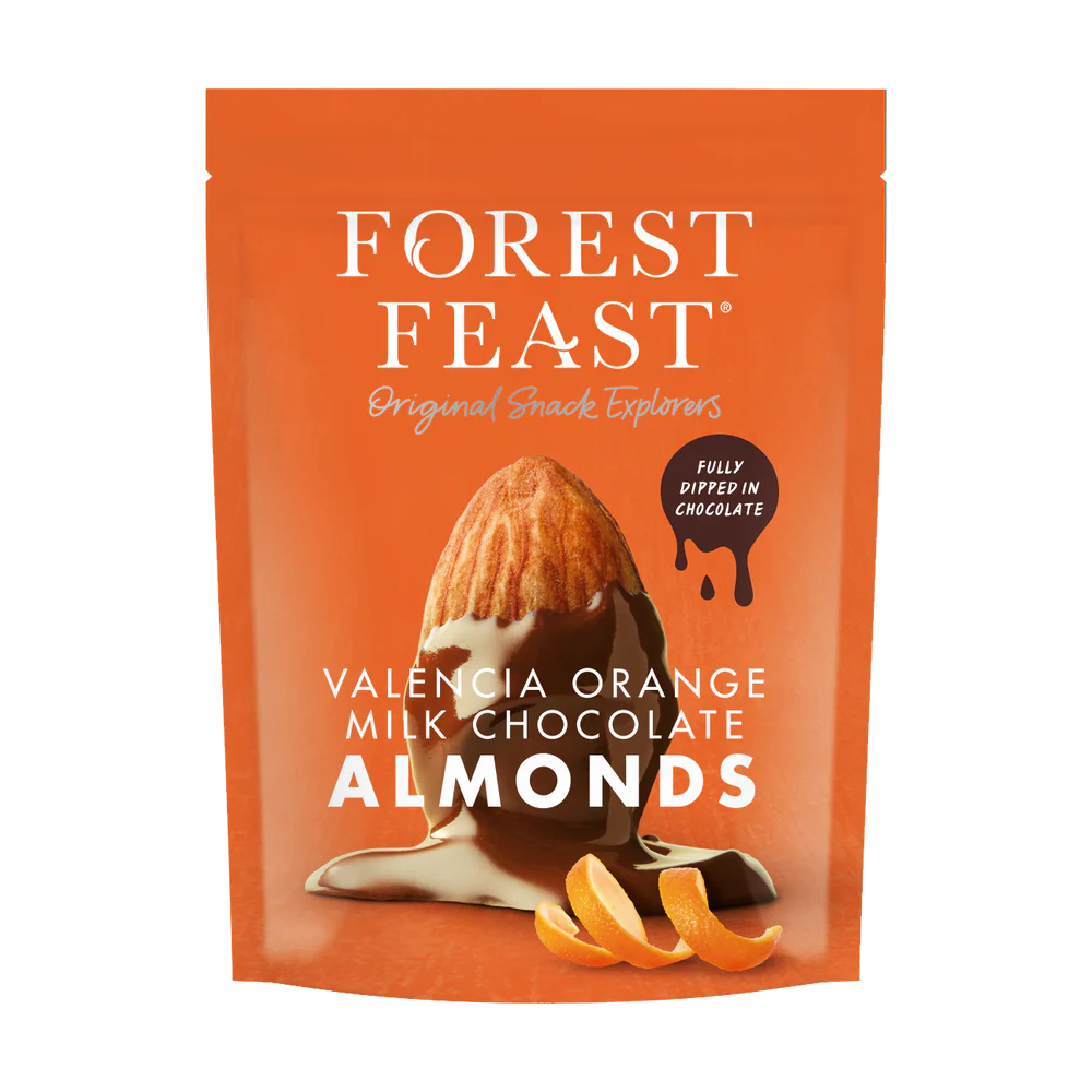 Forest Feast - Valencia Orange Milk Chocolate Almonds (Gluten Free)