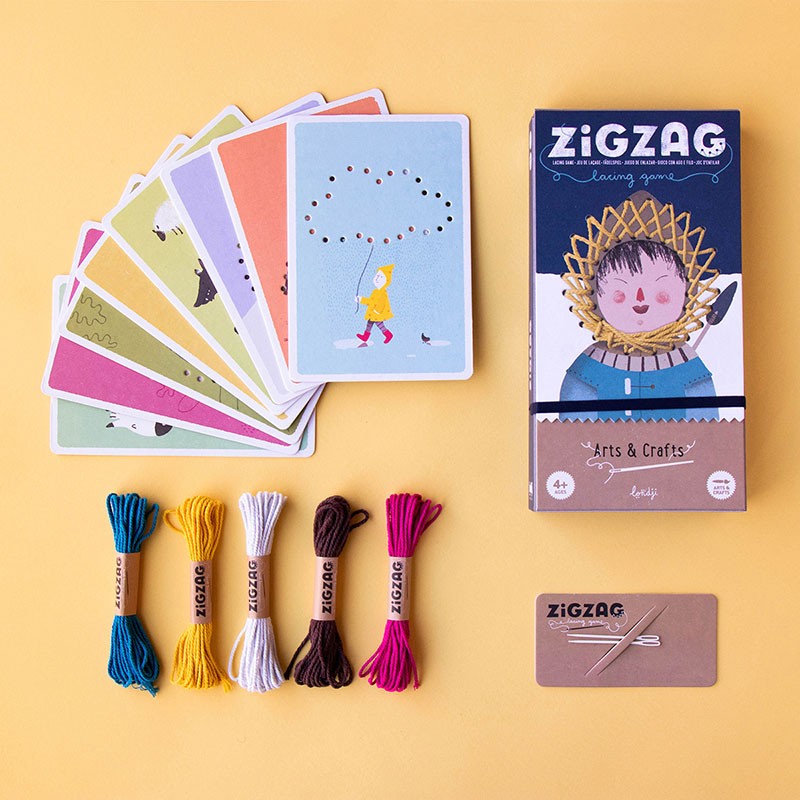 'Zig Zag' embroidery craft game