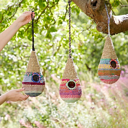 Recycled cotton Birdhouse