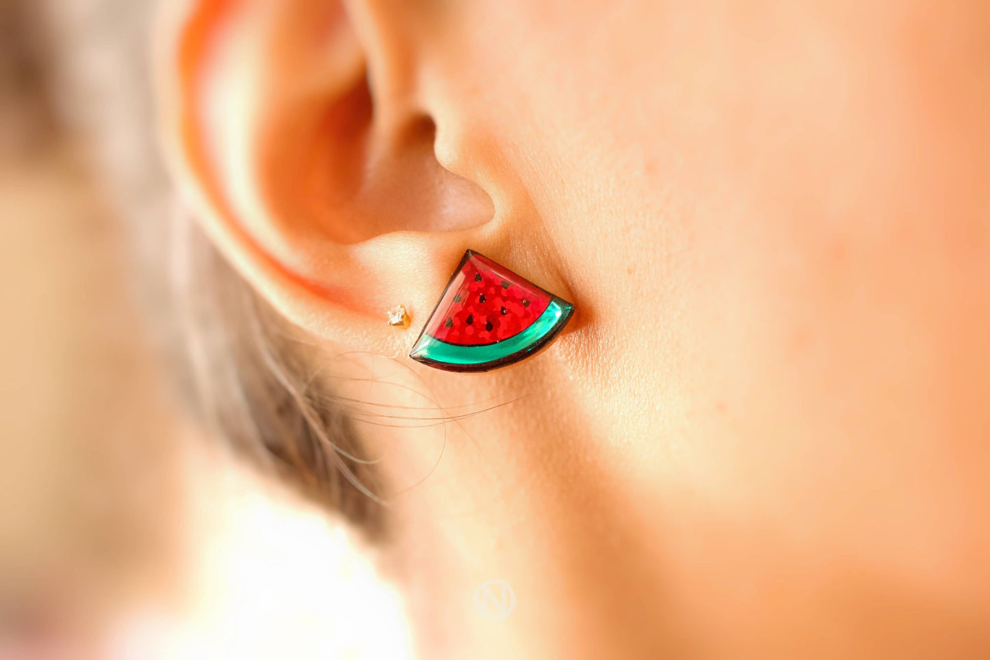 Watermelon Stud Earrings