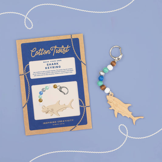 Make Your Own Shark Keyring Kit