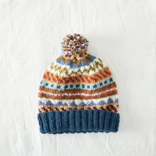 Woollen bobble hat - Fair trade