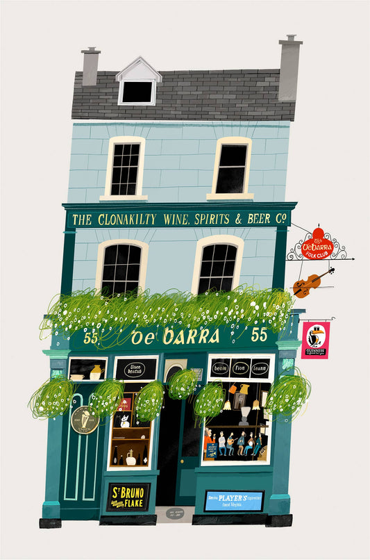 De Barra’s, Clonakilty, Cork, Ireland, Art Print