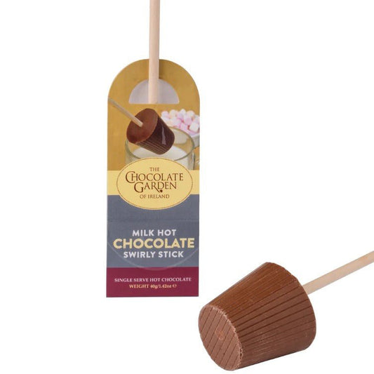 Chocolate Garden - Milk Hot Chocolate Swirly Stick