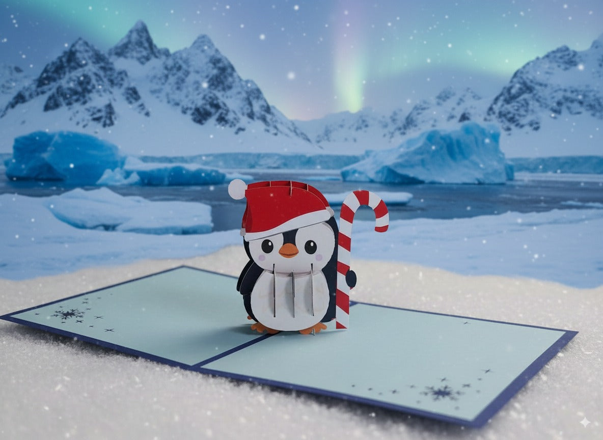 Penguin Pop-up card