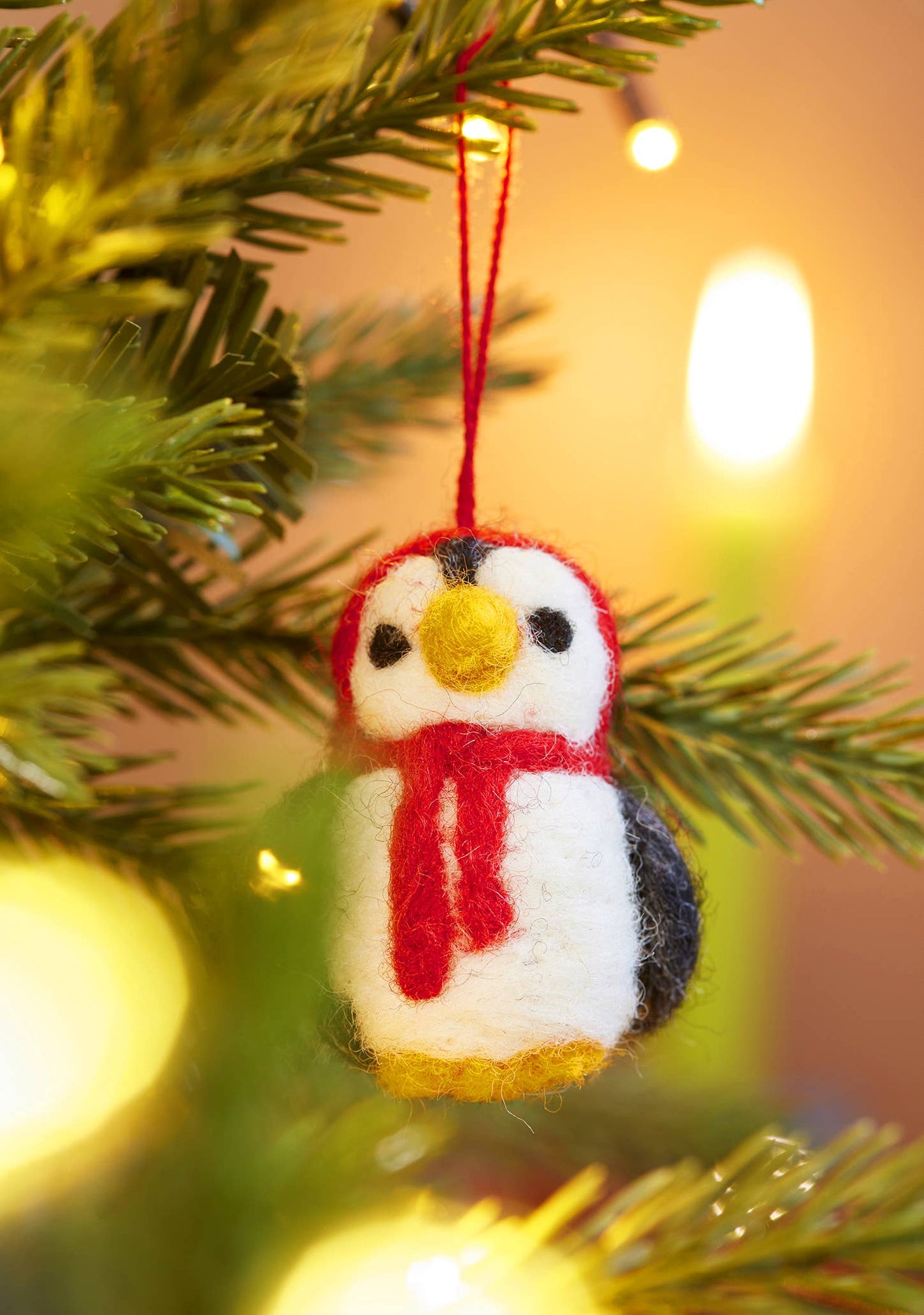 Felt Penguin Decorations - Fair Trade