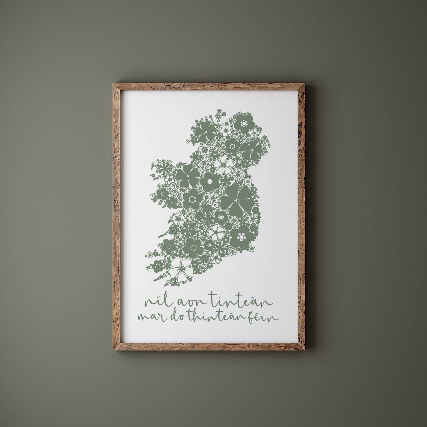 Níl aon tinteán mar do thinteán féin | A4 Screen print