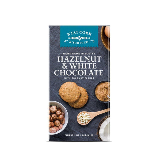 Hazelnut & White Chocolate biscuits