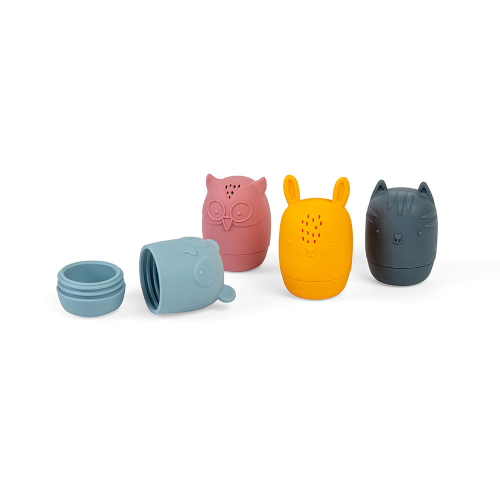 Silicone bath animals