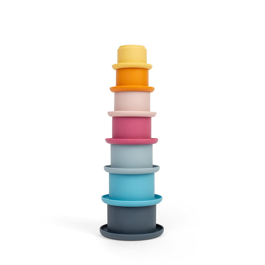 Silicone stacking cups