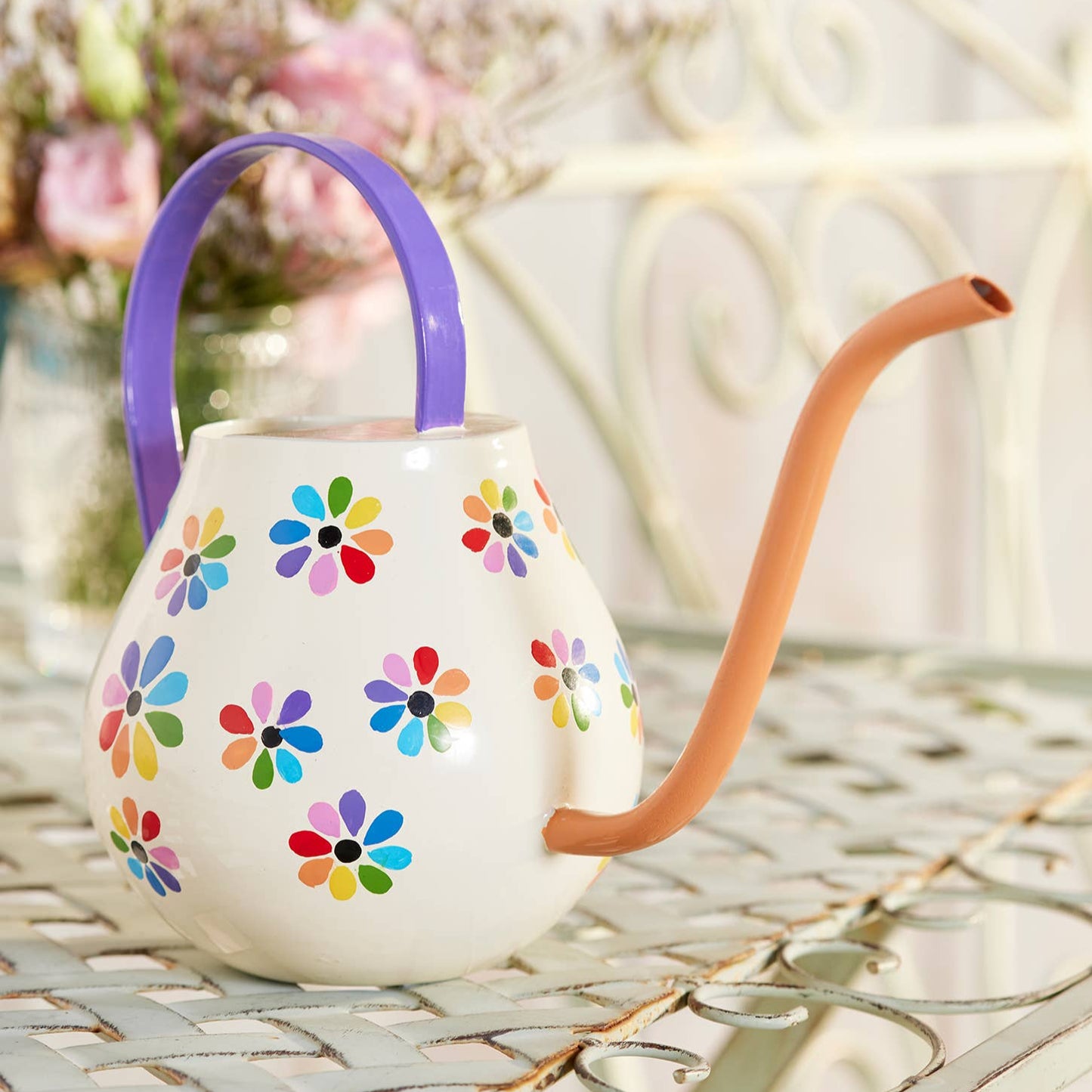 Rainbow Flower Watering Can